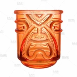 New 👏 BarMan Colored Tiki Stacking Tumblers (12oz) - Set Of 4 🔥 -Barman Sales Store 12oz colored tiki stacking tumblers orange bpc 1 700x700