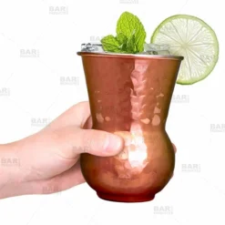 Cheapest ⭐ BarMan BarConic® 🔨 Hammered Copper Plated Hourglass Tumbler - 15oz 💯 -Barman Sales Store 15oz barconic hammered copper hourglass tumbler bs 1 700x700