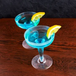New 🎁 BarMan 2 Piece Plastic Coupe Glass - 4 Ounce - 20 Pack 🛒 -Barman Sales Store 2 piece coupe glas scene2 700x700