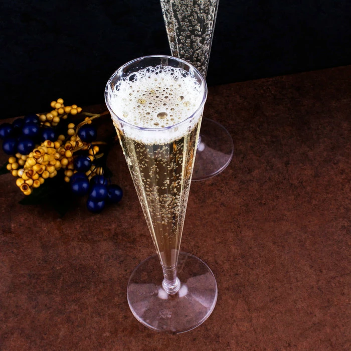 New 😍 BarMan 2 Piece Flute - 5 Ounce - 10 Count ❤️ 3 New 😍 BarMan 2 Piece Flute - 5 Ounce - 10 Count ❤️ - Image 3