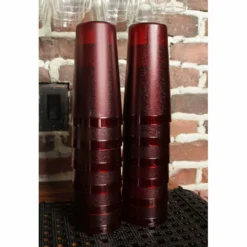 Coupon 🎁 BarMan BarConic® Red Stackable Pebbled Tumblers - 12 Pack 😉 -Barman Sales Store 20oz red stackable pebbled glasses at bar 700x700