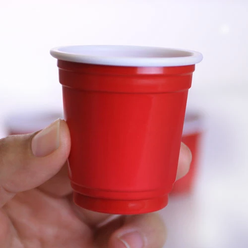 Budget 😉 BarMan BarConic® 2 Oz. Red Plastic Cups - 200 Count 👏 3 Budget 😉 BarMan BarConic® 2 Oz. Red Plastic Cups - 200 Count 👏 - Image 3