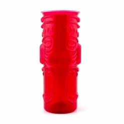 Cheapest ✔️ BarMan Red Plastic Tiki Cup - 32 Ounce 🔥 -Barman Sales Store 320z red tiki clean 2 700x700