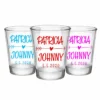 Promo ✔️ BarMan CUSTOMIZABLE - 1.75oz Clear Wedding Shot Glass - Heart Arrow 😀