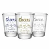 Best Pirce ⌛ BarMan CUSTOMIZABLE - 1.75oz Clear Wedding Shot Glass - Cheers 🥰