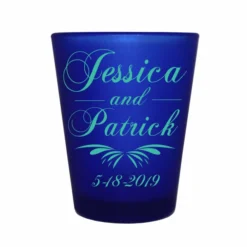 Brand new 🔥 BarMan CUSTOMIZABLE - 1.5oz Blue Frosted Shot Glass - Simplistic 👏 -Barman Sales Store 5114 simplistic blue fr web1 700x700