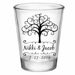 Deals ✔️ BarMan CUSTOMIZABLE - 1.75oz Clear Wedding Shot Glass - Tree Of Life ⭐ -Barman Sales Store 5114 tree of life web 700x700