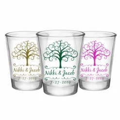 Deals ✔️ BarMan CUSTOMIZABLE - 1.75oz Clear Wedding Shot Glass - Tree Of Life ⭐