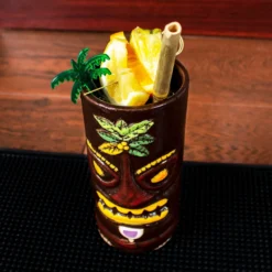 Best Sale 🥰 BarMan BarConic® Tiki Drinkware - Tiki Master Mixer - 24 Ounce ⭐ -Barman Sales Store BarConic tiki master scene2 700x700