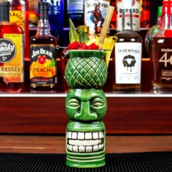 Promo 😍 BarMan BarConic® Tiki Drinkware - Pineapple Head - 20 Ounce ⌛ -Barman Sales Store BarConic tiki pineapple scene1 700x700