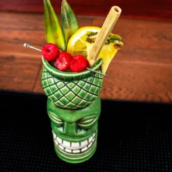 Promo 😍 BarMan BarConic® Tiki Drinkware - Pineapple Head - 20 Ounce ⌛ -Barman Sales Store BarConic tiki pineapple scene2 700x700