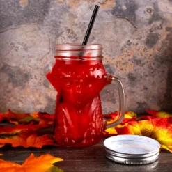 Hot Sale ❤️ BarMan BarConic® Fox Mason Jar With Handle - 16 Ounce 💯 -Barman Sales Store Barconic fox masonjar 16oz 2 700x700