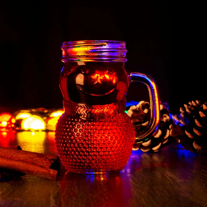 Outlet 😍 BarMan BarConic® Snowman Mason Jar - 4 Ounce ⌛ 2 Outlet 😍 BarMan BarConic® Snowman Mason Jar - 4 Ounce ⌛ - Image 2