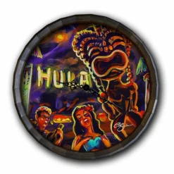 Best reviews of 😍 BarMan Vintage Hula Bar Wood Barrel Top Sign/Clock 😍 -Barman Sales Store BarrelTop StraightFlatView 0005 BT KC BARR CB VINTwithClock 700x700