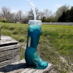 Outlet 🔥 BarMan Plastic Smoke Cowboy Boot W/handle - 32 Oz 🛒 -Barman Sales Store DW BBB 32 Rollover C 700x700