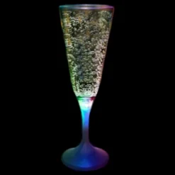 Budget 🎉 BarMan LED Champagne Glass White Stem - 7 Oz 🔔 -Barman Sales Store DW LED CHAMP Rollover 1 700x700