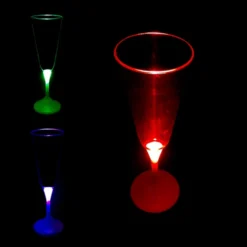 Budget 🎉 BarMan LED Champagne Glass White Stem - 7 Oz 🔔 -Barman Sales Store DW LED CHAMP Rollover BPC 700x700