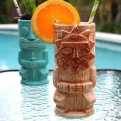 Promo 🛒 BarMan BarConic® Tiki Drinkware - Sun God - 16 Oz ⭐ -Barman Sales Store DW TIKI SUN 3 700x700