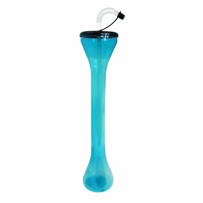 Budget ⌛ BarMan BarConic® Party Yard - 24 Oz. - Blue With Black Lid & Straw 😀 1 Budget ⌛ BarMan BarConic® Party Yard - 24 Oz. - Blue With Black Lid & Straw 😀