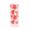 Outlet 👍 BarMan BARCONIC® COLLINS GLASS - RED HIBISCUS PATTERN - 9.5 OUNCE 🔥
