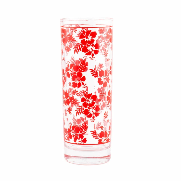 Outlet 👍 BarMan BARCONIC® COLLINS GLASS - RED HIBISCUS PATTERN - 9.5 OUNCE 🔥 1 Outlet 👍 BarMan BARCONIC® COLLINS GLASS - RED HIBISCUS PATTERN - 9.5 OUNCE 🔥
