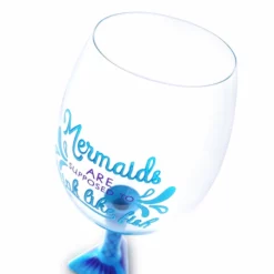 Cheapest 🌟 BarMan Mermaids Are Supposed To Drink Like Fish Novelty Wine Glass - 750ml ⭐ -Barman Sales Store MermaidTailWineGlass 800BPC 5 700x700
