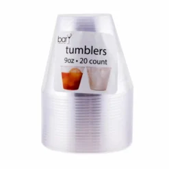 Top 10 👍 BarMan Plastic Tumblers - 9 Ounce - 20 Pack ⌛