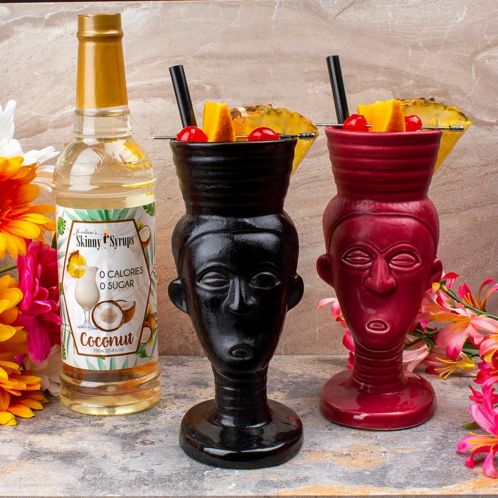 New 🔥 BarMan Polynesian Queen Tiki Gift Set ✔️ 2 New 🔥 BarMan Polynesian Queen Tiki Gift Set ✔️ - Image 2