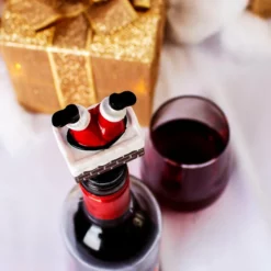Outlet 🥰 BarMan Santa Wine Stopper 👍 -Barman Sales Store Santa wine stopper scene1 700x700