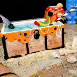 Best Sale 🔥 BarMan BarConic Tiki Drinkware - Treasure Chest - 26 Ounce 😀 -Barman Sales Store TikiTreasureChestDrinkware UniqueCocktailCup TropicalCocktails 800 6 700x700