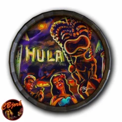 Best reviews of 😍 BarMan Vintage Hula Bar Wood Barrel Top Sign/Clock 😍