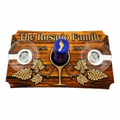 Cheap 🧨 BarMan CUSTOMIZABLE WOOD WINE GLASS CADDY - FAMILY RUSTIC WOOD ⭐ 8 Cheap 🧨 BarMan CUSTOMIZABLE WOOD WINE GLASS CADDY - FAMILY RUSTIC WOOD ⭐ -Barman Sales Store WINE CADDY WOOD GLASS 700x700