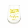Top 10 🔥 BarMan BARCONIC® GLASSWARE - WARNING - THE 👧 GIRLS ARE DRINKING AGAIN - WINE GLASS - 17OZ 👏