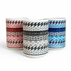 Promo 🎁 BarMan Aztec Pattern Ceramic Mugs - Color Variants - 15 Oz 💯