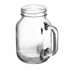 Coupon 😍 BarMan BarConic® Glassware - Mason Jar Mug Glass - 20 Ounce - CASE OF 12 😍 -Barman Sales Store barconic 20oz mason jar mug side way 700x700