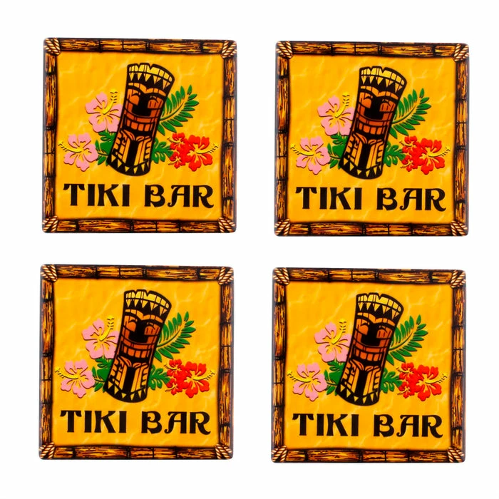 Hot Sale 🔥 BarMan BarConic® Ceramic Tiki Coaster Set - 4 Pack 👏 1 Hot Sale 🔥 BarMan BarConic® Ceramic Tiki Coaster Set - 4 Pack 👏