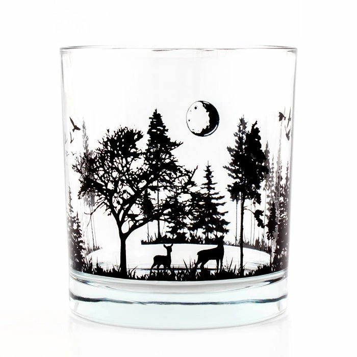 Flash Sale 🌟 BarMan BarConic® Glassware - Old Fashion Glass - Forest Scene - 10 Ounce 😉 1 Flash Sale 🌟 BarMan BarConic® Glassware - Old Fashion Glass - Forest Scene - 10 Ounce 😉