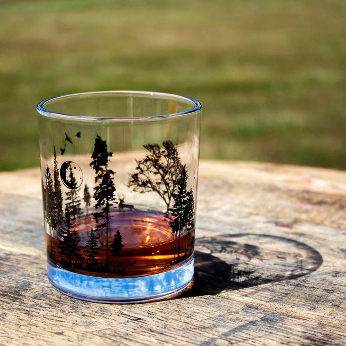 Flash Sale 🌟 BarMan BarConic® Glassware - Old Fashion Glass - Forest Scene - 10 Ounce 😉 4 Flash Sale 🌟 BarMan BarConic® Glassware - Old Fashion Glass - Forest Scene - 10 Ounce 😉 - Image 4