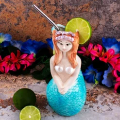Coupon 👍 BarMan BarConic® Tiki Drinkware - Mermaid - 16 Ounce 💯 9 Coupon 👍 BarMan BarConic® Tiki Drinkware - Mermaid - 16 Ounce 💯 -Barman Sales Store barconic mermaid tiki scene2 700x700