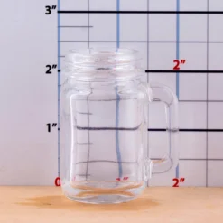 Best Pirce 💯 BarMan BarConic® Mini Mason Jar Shot Glass With Handle - 1.25 Ounce ⌛ -Barman Sales Store barconic mini masonjar measurment 700x700