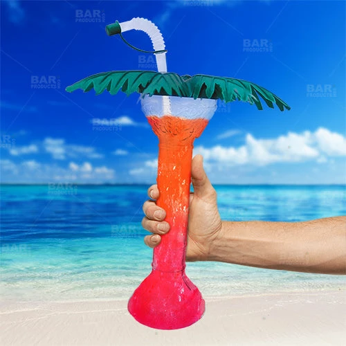 Flash Sale 😀 BarMan BarConic® 18 Oz Palm Tree Party Yard ⌛ 2 Flash Sale 😀 BarMan BarConic® 18 Oz Palm Tree Party Yard ⌛ - Image 2
