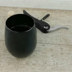 Brand new 🎁 BarMan Wine Glass - Stemless - Plastic - Black - 12 Ounce - Pack Of 6 🥰 -Barman Sales Store black wine goblet bpc 6 700x700