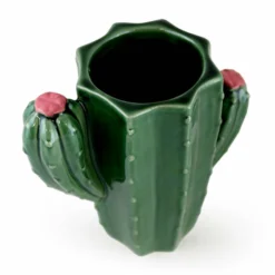 Best Pirce 🥰 BarMan BarConic ® Tiki Mug - Cactus W/ Lid - 15 Ounce 🎉 -Barman Sales Store cactus tiki mug bpc 3 700x700
