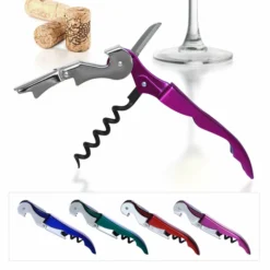 Cheap 🛒 BarMan Corkscrew - Double Lever - Stainless Steel 🍬 Candy 🧥 Coated 👍