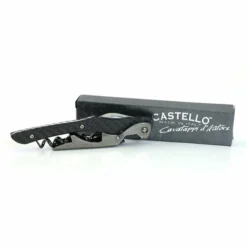 Budget 🔔 BarMan Wine Key - Castello™ - Carbon Fiber Handle 🔔 -Barman Sales Store castello carbon fiber handle corkscrew with box 700x700