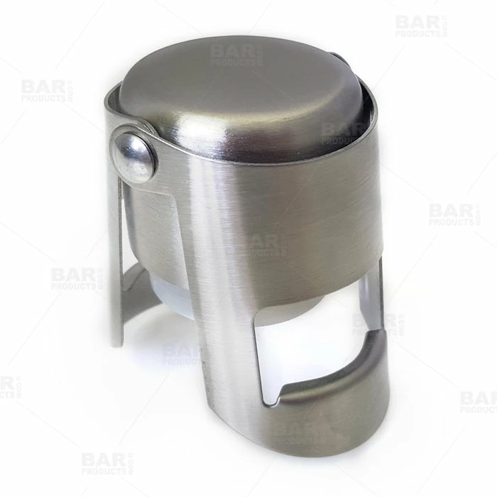 Cheap 😀 BarMan BarConic® Button Style Champagne Stopper - Brushed Stainless Steel 😍 3 Cheap 😀 BarMan BarConic® Button Style Champagne Stopper - Brushed Stainless Steel 😍 - Image 3