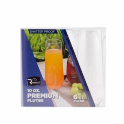 New 🎉 BarMan Stemless Champagne Flute: Box Of 6 - 10 Ounce 🥰 -Barman Sales Store champagne flute clean1 700x700