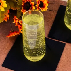 New 🎉 BarMan Stemless Champagne Flute: Box Of 6 - 10 Ounce 🥰 -Barman Sales Store champagne flute scene2 700x700