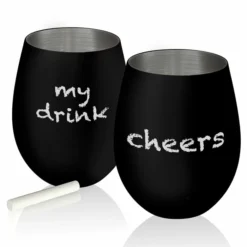 Promo 🤩 BarMan Stemless Stainless Steel Wine Glass - Matte Black - 17 Oz. 🤩 6 Promo 🤩 BarMan Stemless Stainless Steel Wine Glass - Matte Black - 17 Oz. 🤩 -Barman Sales Store colton stmls blk 700x700