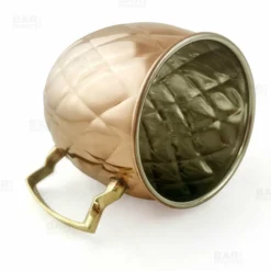 Buy 🌟 BarMan Copper Plated Diamond Moscow Mule Mug - 18oz 👏 -Barman Sales Store copper diamond moscow mule mug bpc 3 700x700